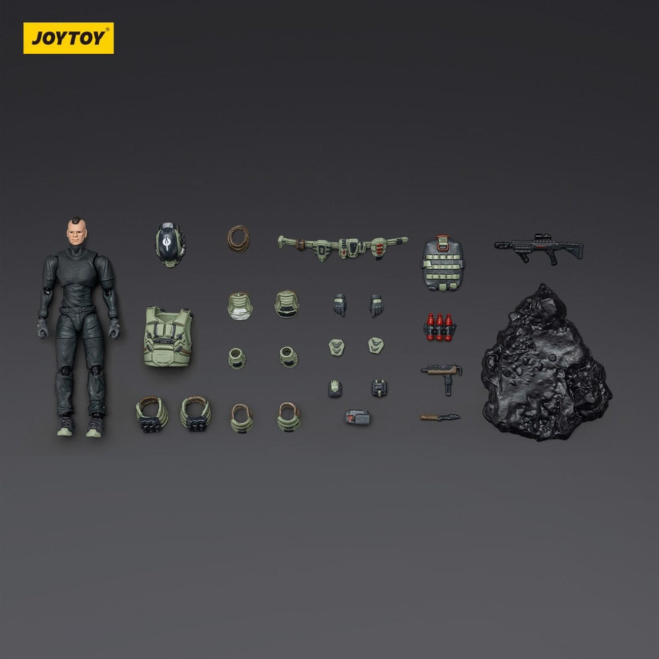 Product image Steel Ride Corps Dark Source Action Figure Assaulter Marco 7 cm