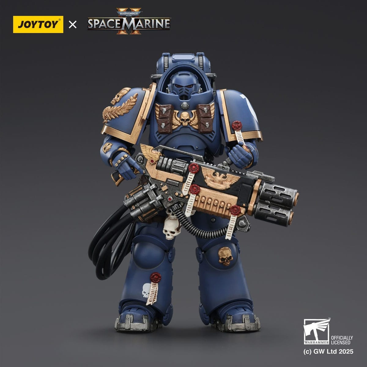 Product image Warhammer 40,000: Space Marine 2 Action Figure Ultramarines Heavy Artificer Armor with Relic Multi-Melta 13 cm