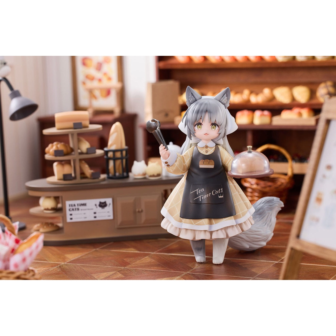 Zdjęcie produktu Decorated Life Collection Figura PVC Tea Time Cats - Cat Town Bakery Staff & Customer Set 12 cm
