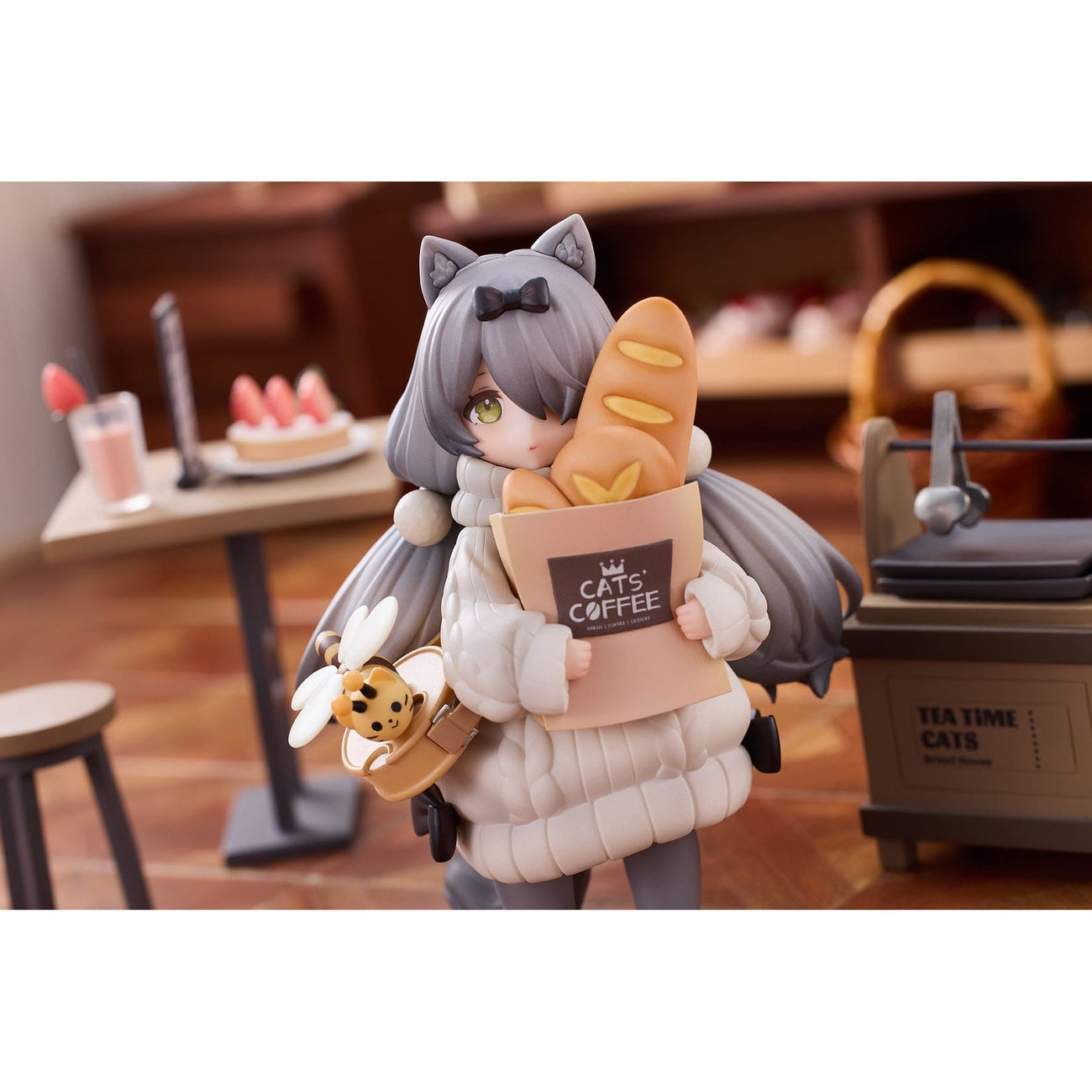 Zdjęcie produktu Decorated Life Collection Figura PVC Tea Time Cats - Cat Town Bakery Staff & Customer Set 12 cm