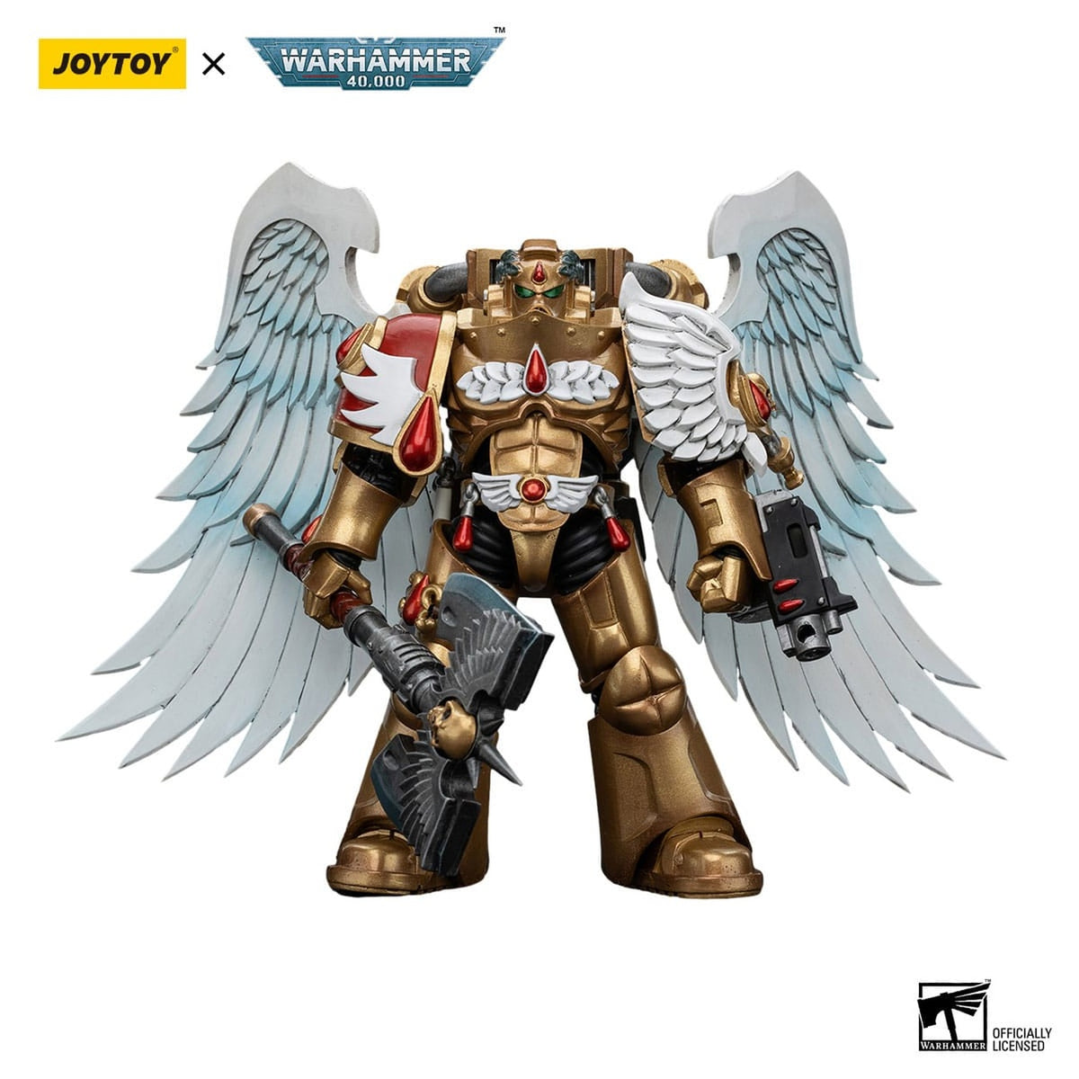 Zdjęcie produktu Warhammer 40,000 Figurka akcji 1/18 Blood Angels Sanguinary Guard with Encarmine Axe 12 cm