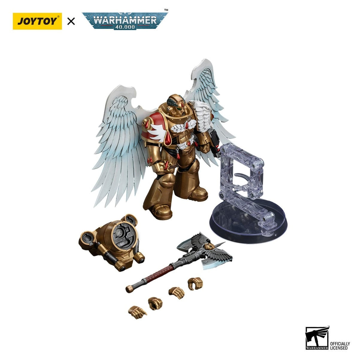 Zdjęcie produktu Warhammer 40,000 Figurka akcji 1/18 Blood Angels Sanguinary Guard with Encarmine Axe 12 cm