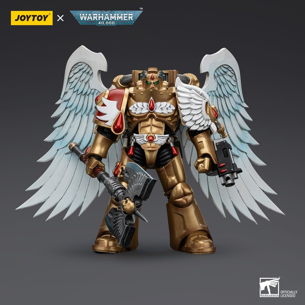 Zdjęcie produktu Warhammer 40,000 Figurka akcji 1/18 Blood Angels Sanguinary Guard with Encarmine Axe 12 cm