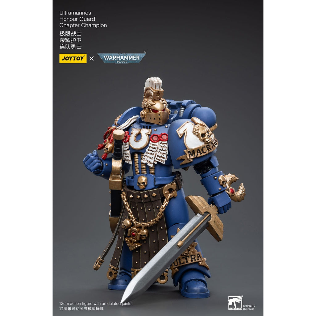 Zdjęcie produktu Figurka akcji Warhammer 40k 1/18 Ultramarines Honour Guard Chapter Champion 12 cm