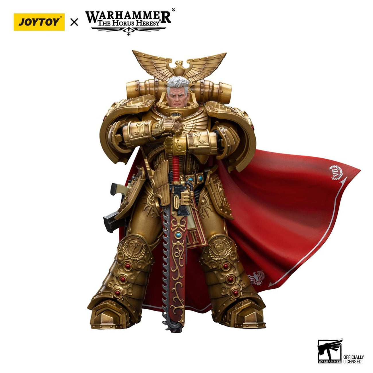 Zdjęcie produktu Warhammer The Horus Heresy figurka akcji 1/18 Imperial Fists Rogal Dorn Prymarcha 7. Legionu 12 cm