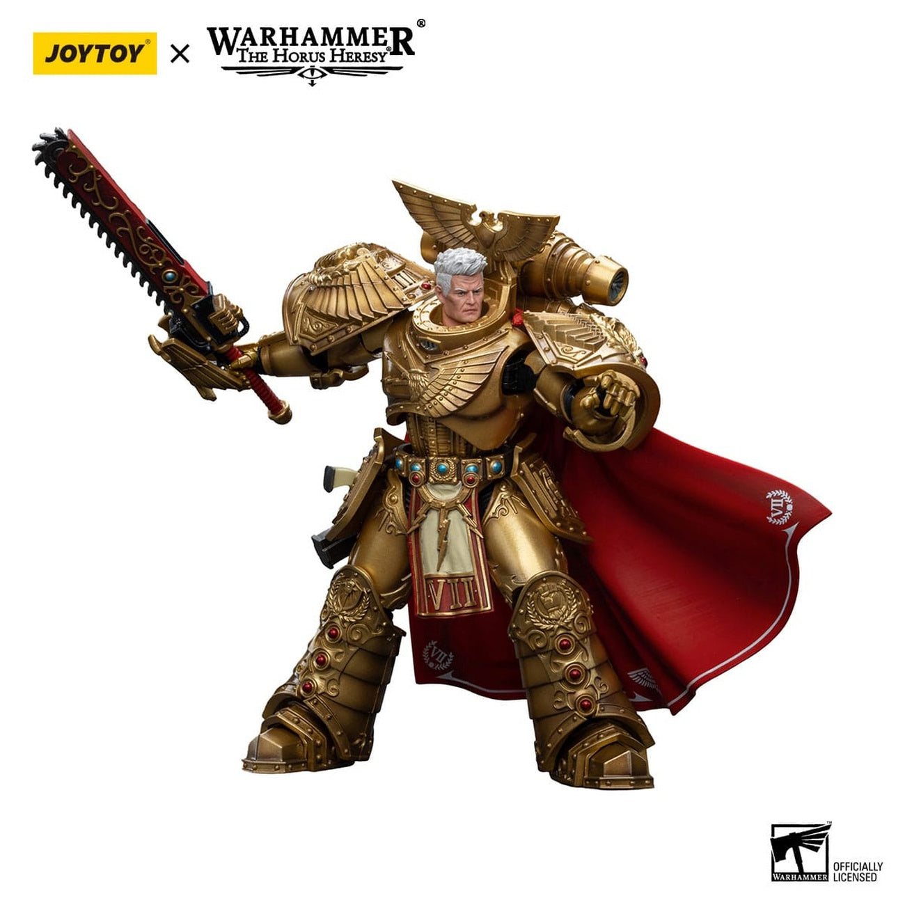 Zdjęcie produktu Warhammer The Horus Heresy figurka akcji 1/18 Imperial Fists Rogal Dorn Prymarcha 7. Legionu 12 cm