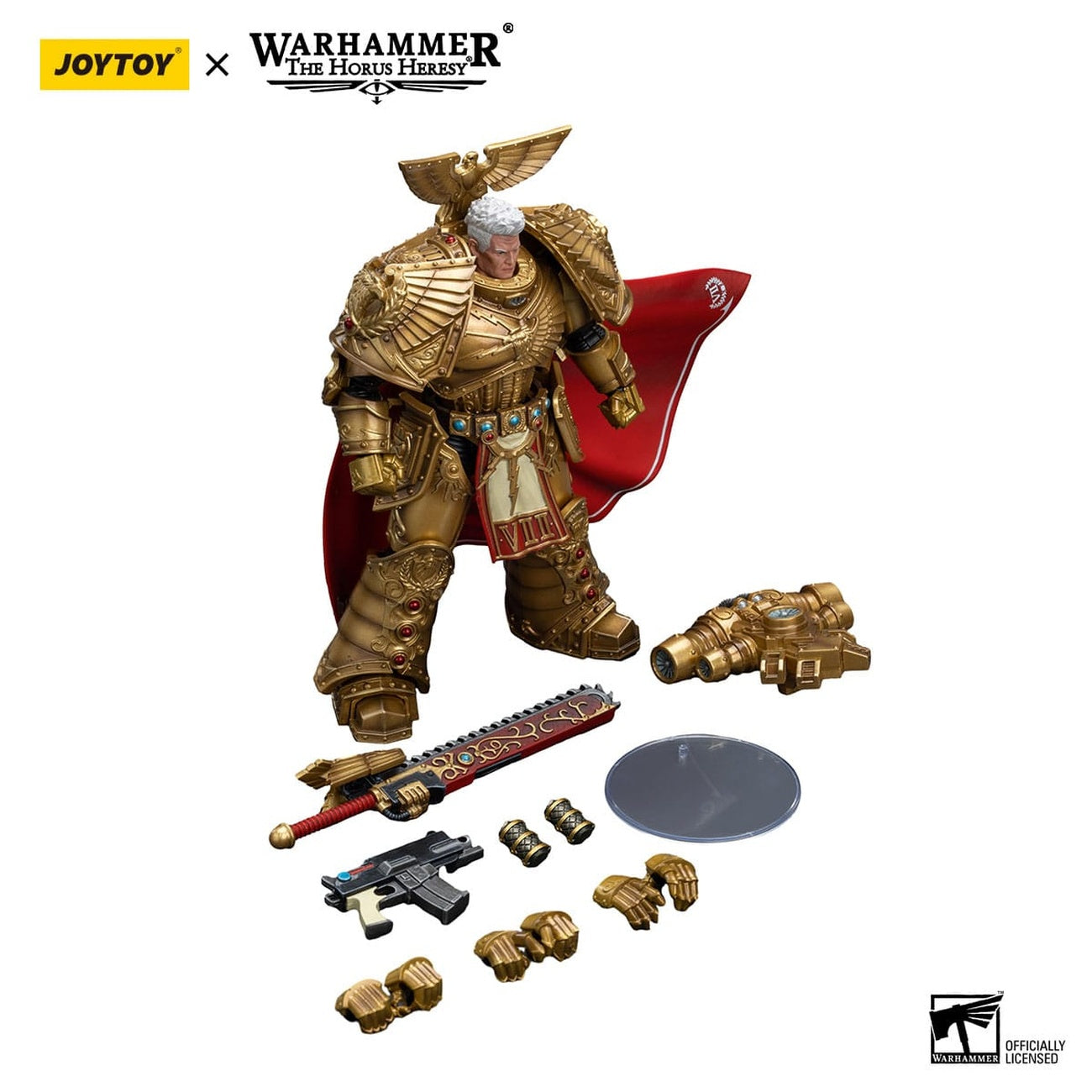 Zdjęcie produktu Warhammer The Horus Heresy figurka akcji 1/18 Imperial Fists Rogal Dorn Prymarcha 7. Legionu 12 cm
