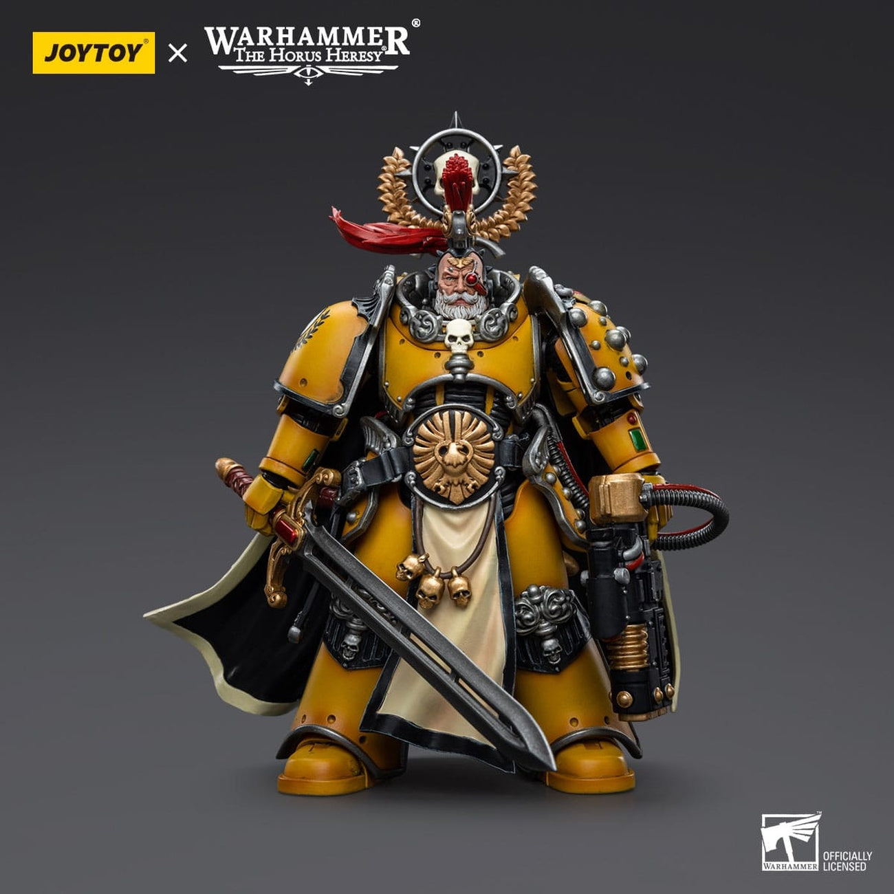 Zdjęcie produktu Warhammer The Horus Heresy Figurka akcji 1/18 Imperial Fists Legion Praetor with Power Sword 12 cm