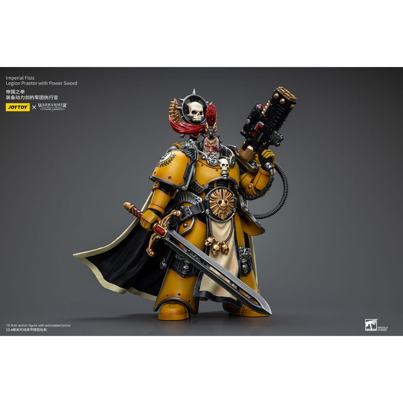 Zdjęcie produktu Warhammer The Horus Heresy Figurka akcji 1/18 Imperial Fists Legion Praetor with Power Sword 12 cm