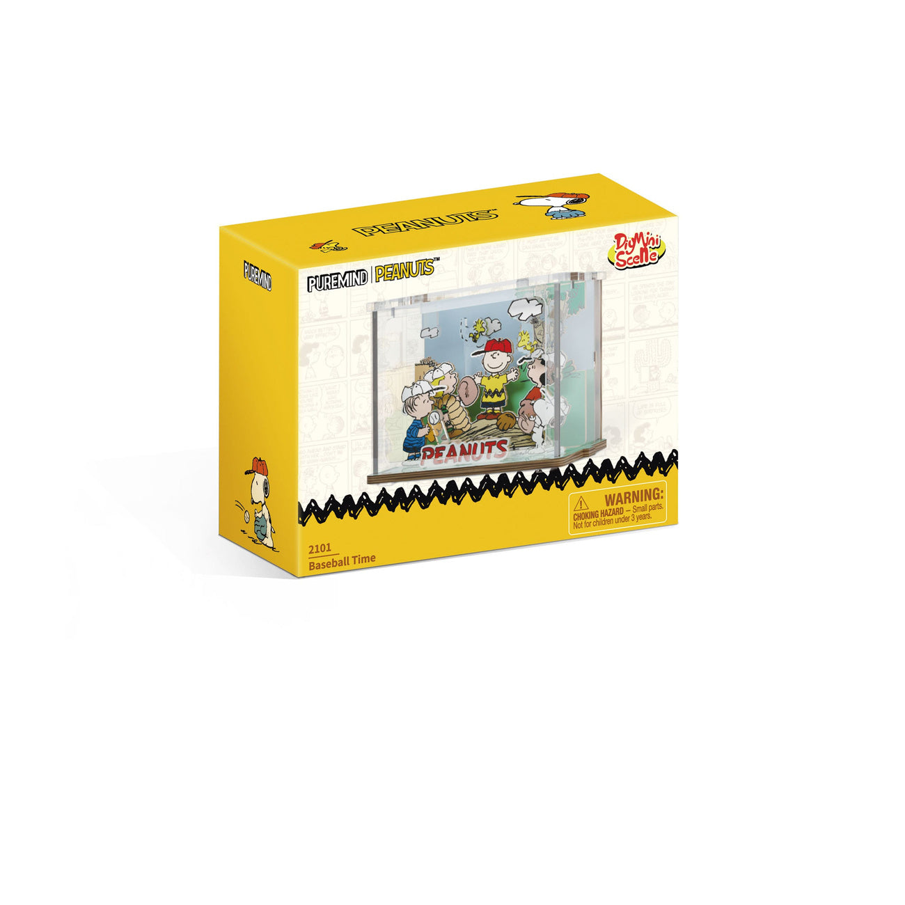 Zdjęcie produktu Peanuts Puremind – Zestaw DIY Mini Scene Baseball Time