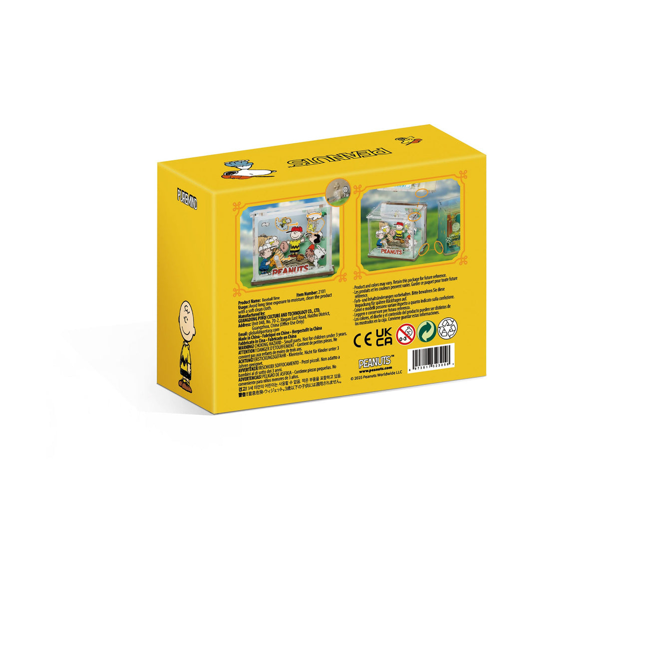 Zdjęcie produktu Peanuts Puremind – Zestaw DIY Mini Scene Baseball Time