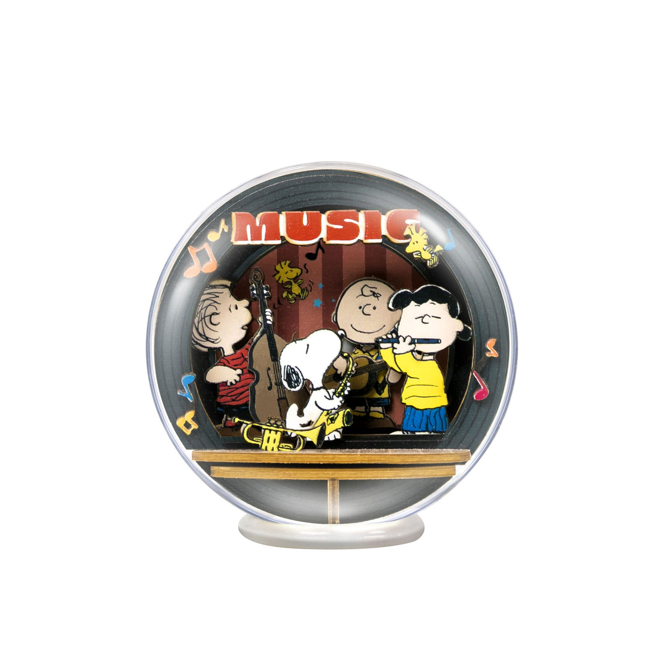 Zdjęcie produktu Peanuts Puremind Zestaw Modelarski Wooden Theater Globe Night of Music