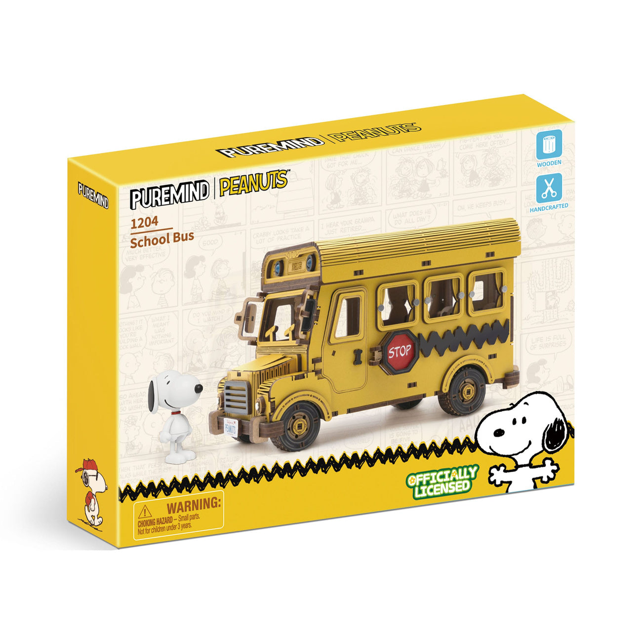Zdjęcie produktu Peanuts Puremind Zestaw Konstrukcyjny School Bus