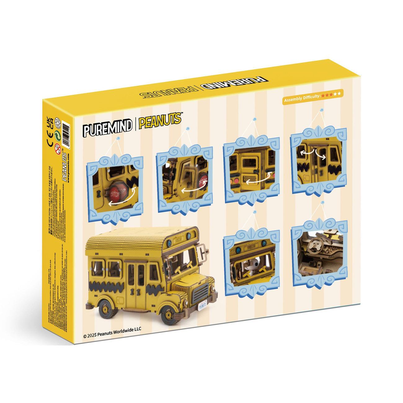 Zdjęcie produktu Peanuts Puremind Zestaw Konstrukcyjny School Bus