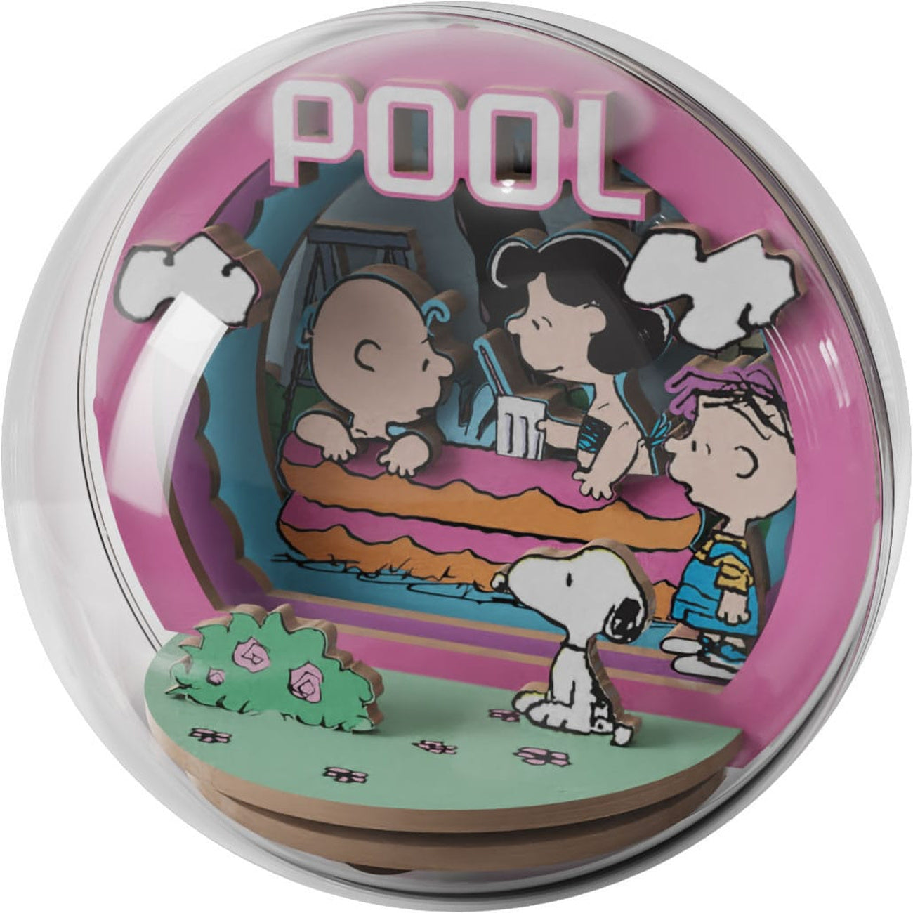 Zdjęcie produktu The Peanuts Puremind Zestaw modelarski Wooden Theater Globe Cool Pool