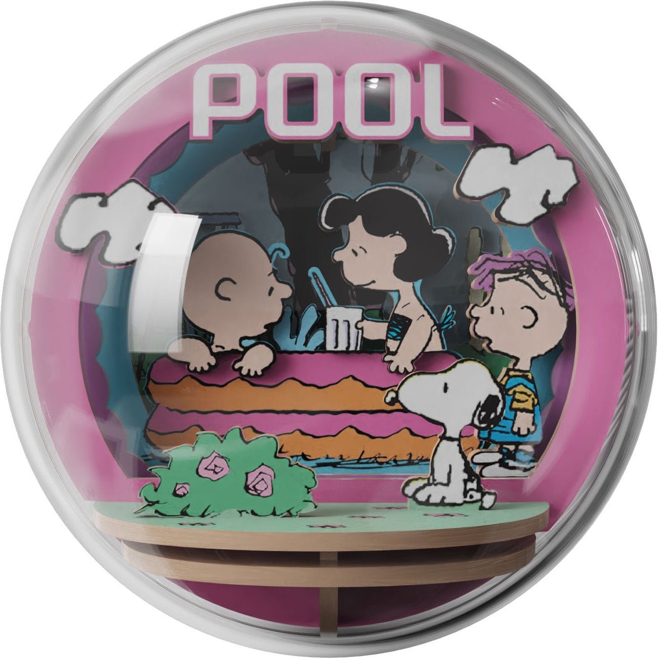 Zdjęcie produktu The Peanuts Puremind Zestaw modelarski Wooden Theater Globe Cool Pool