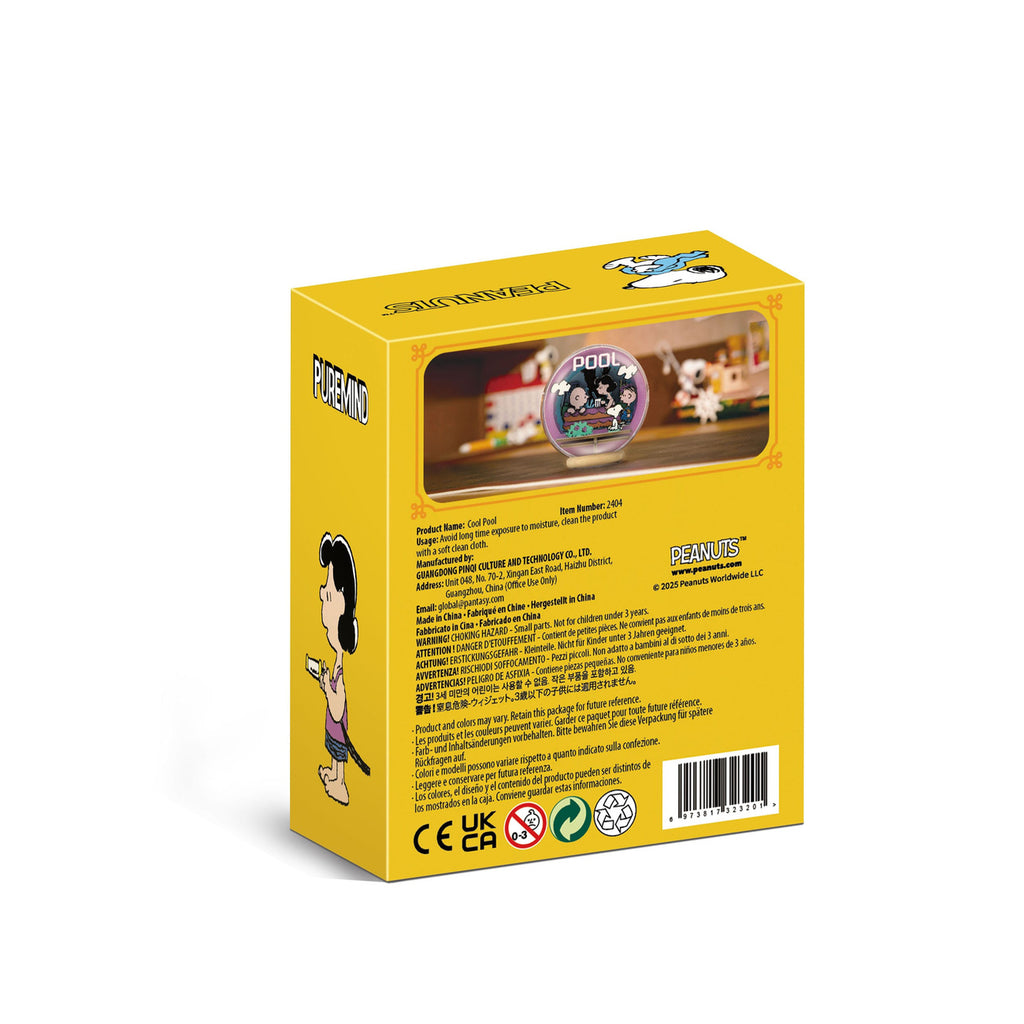 Product image The Peanuts Puremind Model Kit Wooden Theater Globe Cool Pool