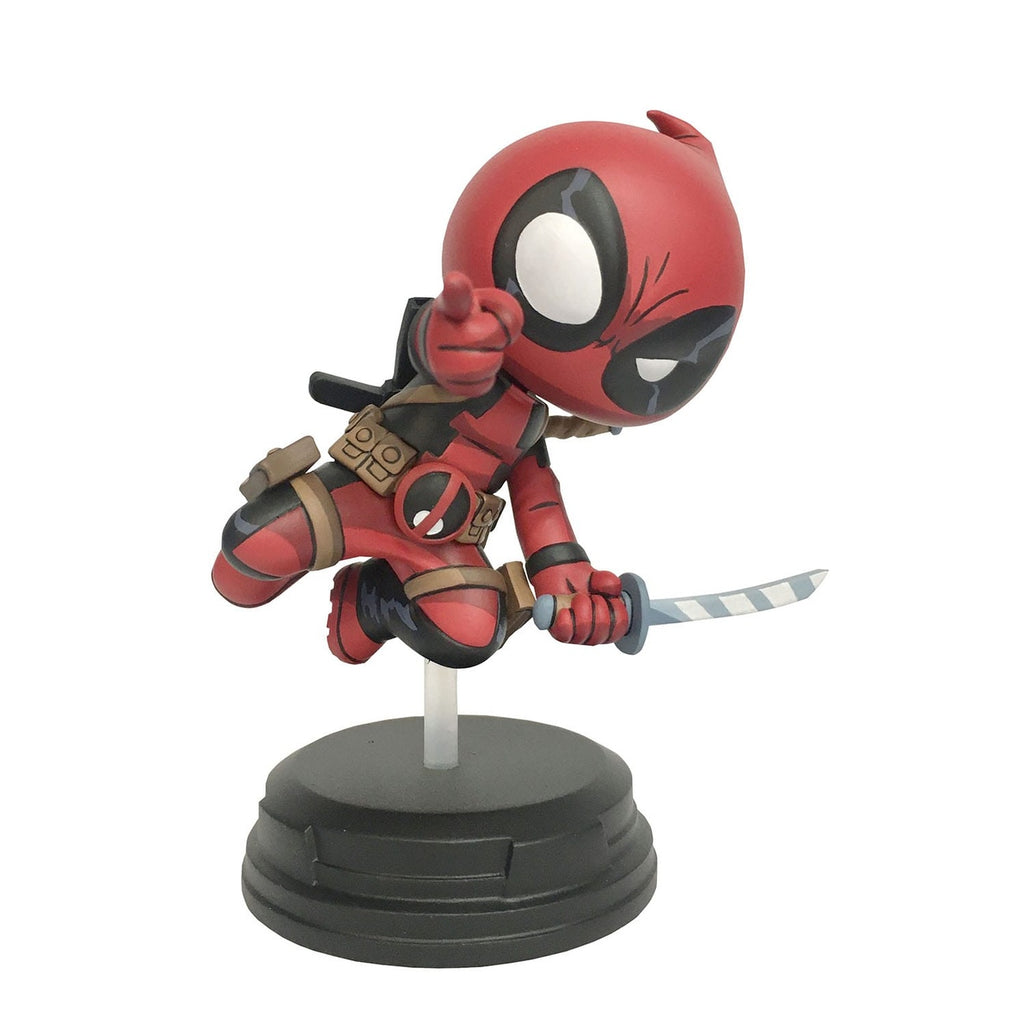 Zdjęcie produktu Marvel Animated Statue Deadpool (Jumping) 18 cm