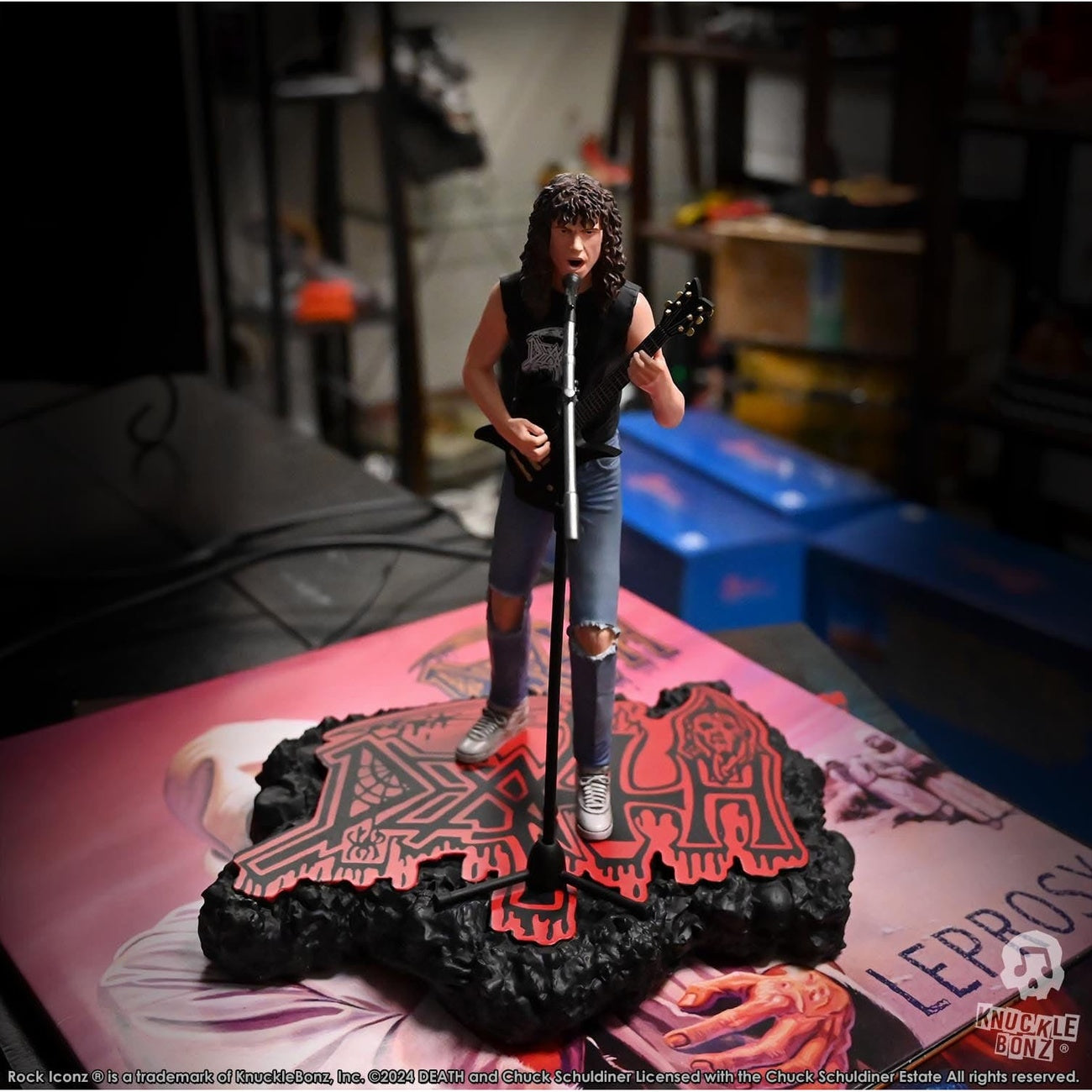 Product image Death Rock Iconz Statue Chuck Schuldiner II 22 cm
