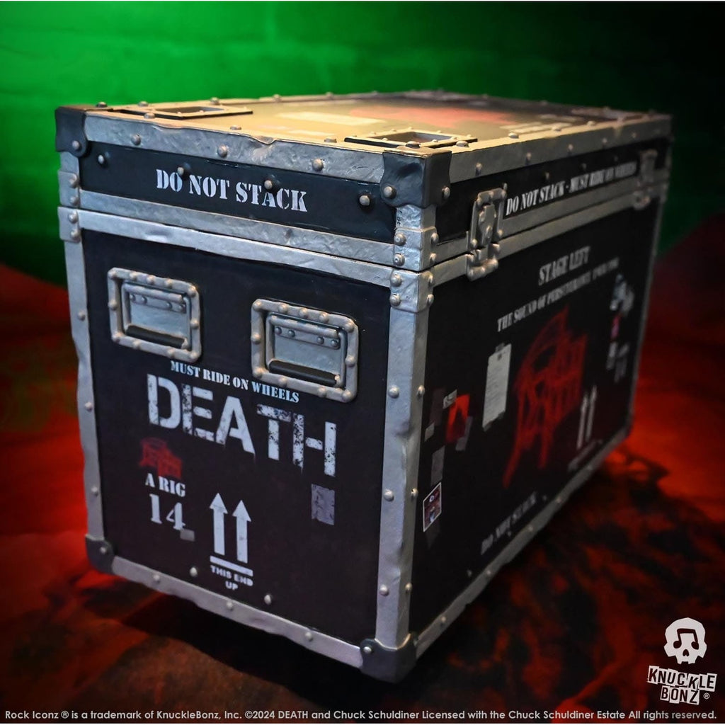 Zdjęcie produktu Death Rock Ikonz On Tour Figurka Road Case i Tło Sceniczne Zestaw The Sound of Perseverance Tour 1998