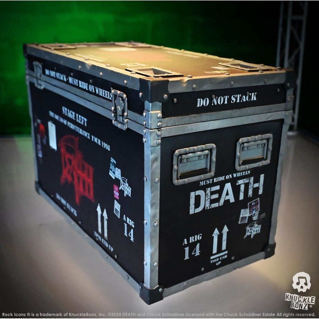 Zdjęcie produktu Death Rock Ikonz On Tour Figurka Road Case i Tło Sceniczne Zestaw The Sound of Perseverance Tour 1998