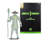 Zdjęcie produktu Figurka akcji Mortal Kombat Glow in the Dark Edition Raiden (Gold Label) 18 cm