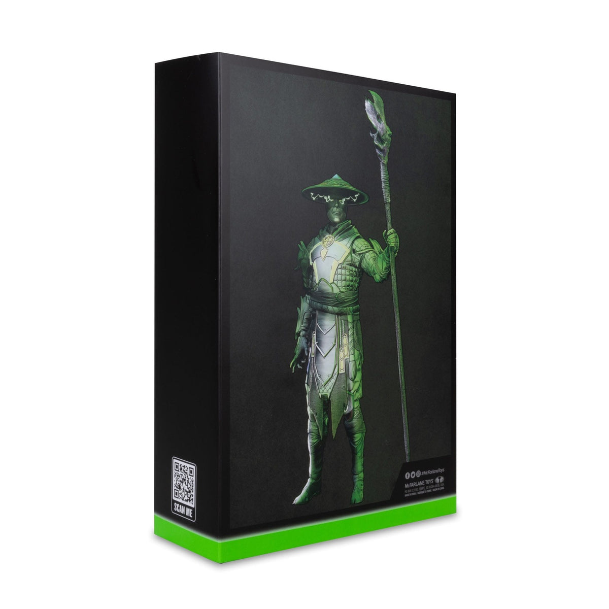 Zdjęcie produktu Figurka akcji Mortal Kombat Glow in the Dark Edition Raiden (Gold Label) 18 cm