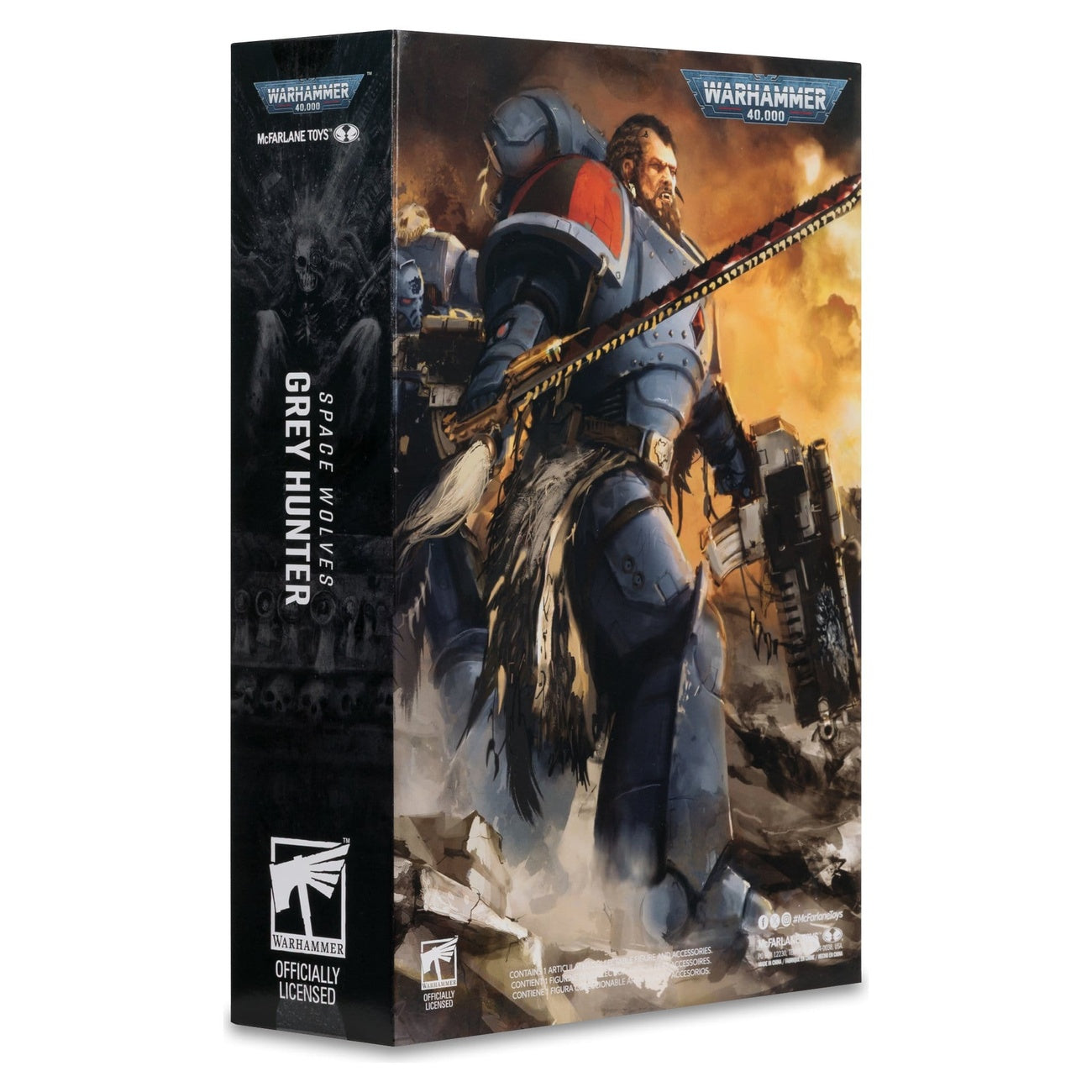 Zdjęcie produktu Warhammer 40,000 Figurka akcji Grey Hunter (Space Wolves) 18 cm