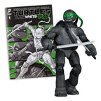 Zdjęcie produktu Teenage Mutant Ninja Turtles Page Punchers figurka akcji Leonardo (Black White & Green) (Red Platinum Edition) 13 cm