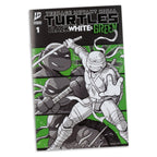 Zdjęcie produktu Teenage Mutant Ninja Turtles Page Punchers figurka akcji Leonardo (Black White & Green) (Red Platinum Edition) 13 cm