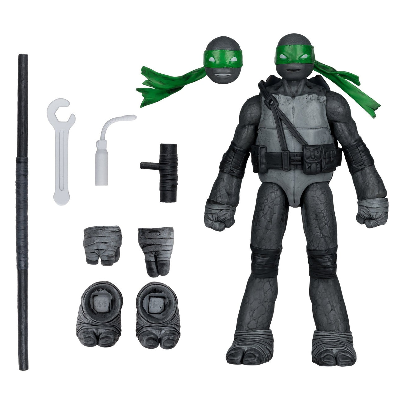 Zdjęcie produktu Teenage Mutant Ninja Turtles Page Punchers figurka akcji Donatello (Black White & Green) (Red Platinum Edition) 13 cm