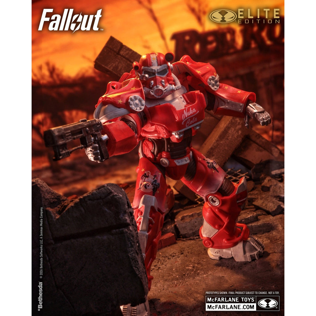Zdjęcie produktu Fallout McFarlane Elite Edition Figurka akcji Fallout 76 Nuka Cola T-60 (Gold Label) 19 cm
