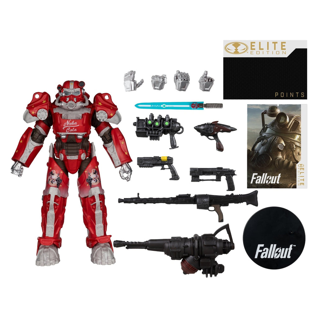 Zdjęcie produktu Fallout McFarlane Elite Edition Figurka akcji Fallout 76 Nuka Cola T-60 (Gold Label) 19 cm