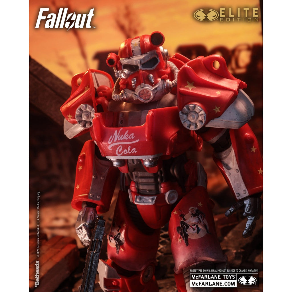 Zdjęcie produktu Fallout McFarlane Elite Edition Figurka akcji Fallout 76 Nuka Cola T-60 (Gold Label) 19 cm