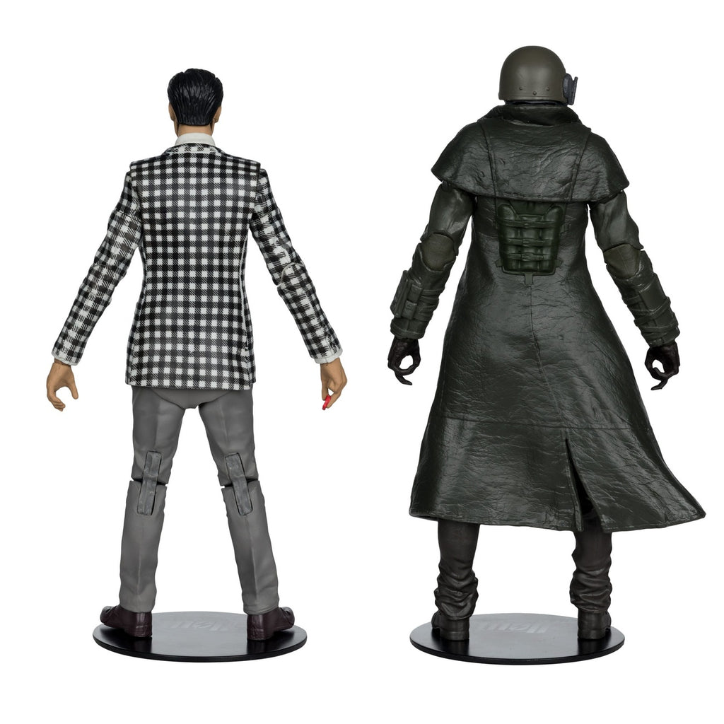 Zdjęcie produktu Fallout: New Vegas Figury 2‑pak Riot Ranger Armor & Benny Survivor 18 cm