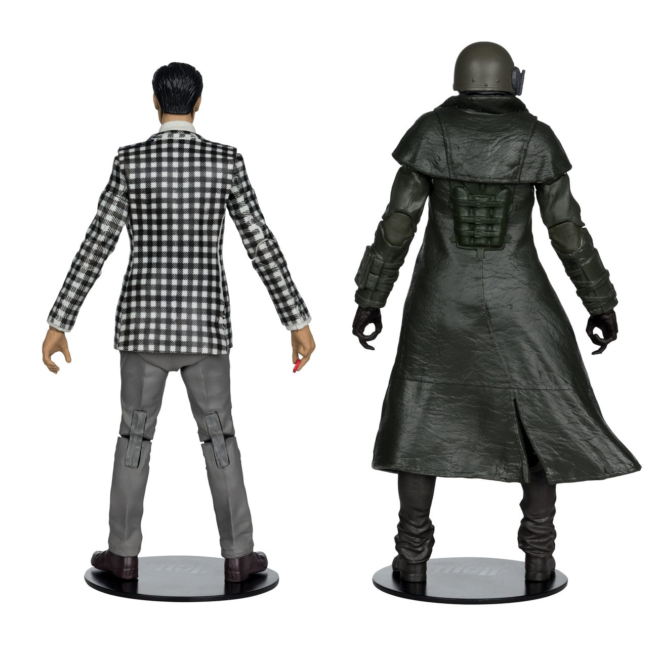 Zdjęcie produktu Fallout: New Vegas Figury 2‑pak Riot Ranger Armor & Benny Survivor 18 cm