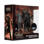 Zdjęcie produktu Fallout: New Vegas Figury 2‑pak Riot Ranger Armor & Benny Survivor 18 cm