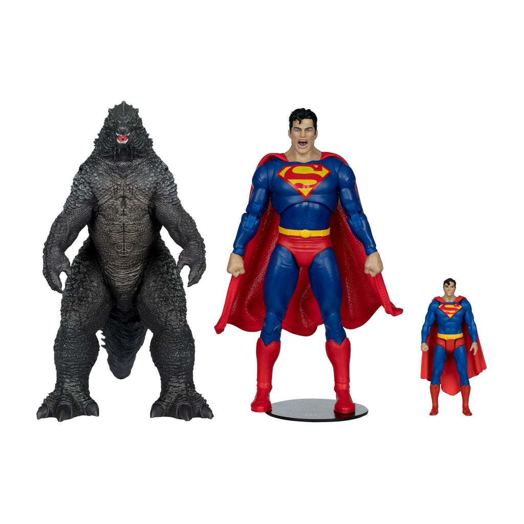 Product image DC Justice League Monsterverse DC Multiverse Action Figures 2-Pack Superman vs. Godzilla 30 cm