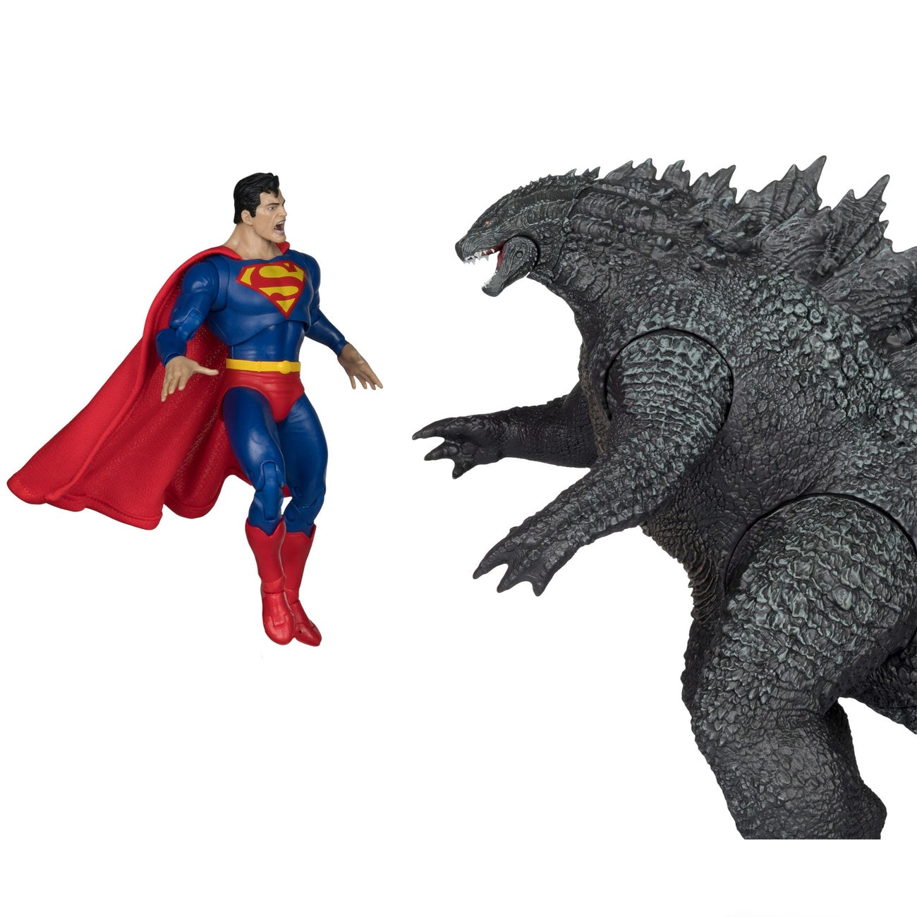 Product image DC Justice League Monsterverse DC Multiverse Action Figures 2-Pack Superman vs. Godzilla 30 cm