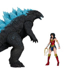 Zdjęcie produktu DC Justice League Monsterverse DC Multiverse Zestaw figurek akcji 2-pack Wonder Woman vs Atomic Blast Godzilla 18 cm