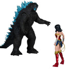 Zdjęcie produktu DC Justice League Monsterverse DC Multiverse Zestaw figurek akcji 2-pack Wonder Woman vs Atomic Blast Godzilla 18 cm