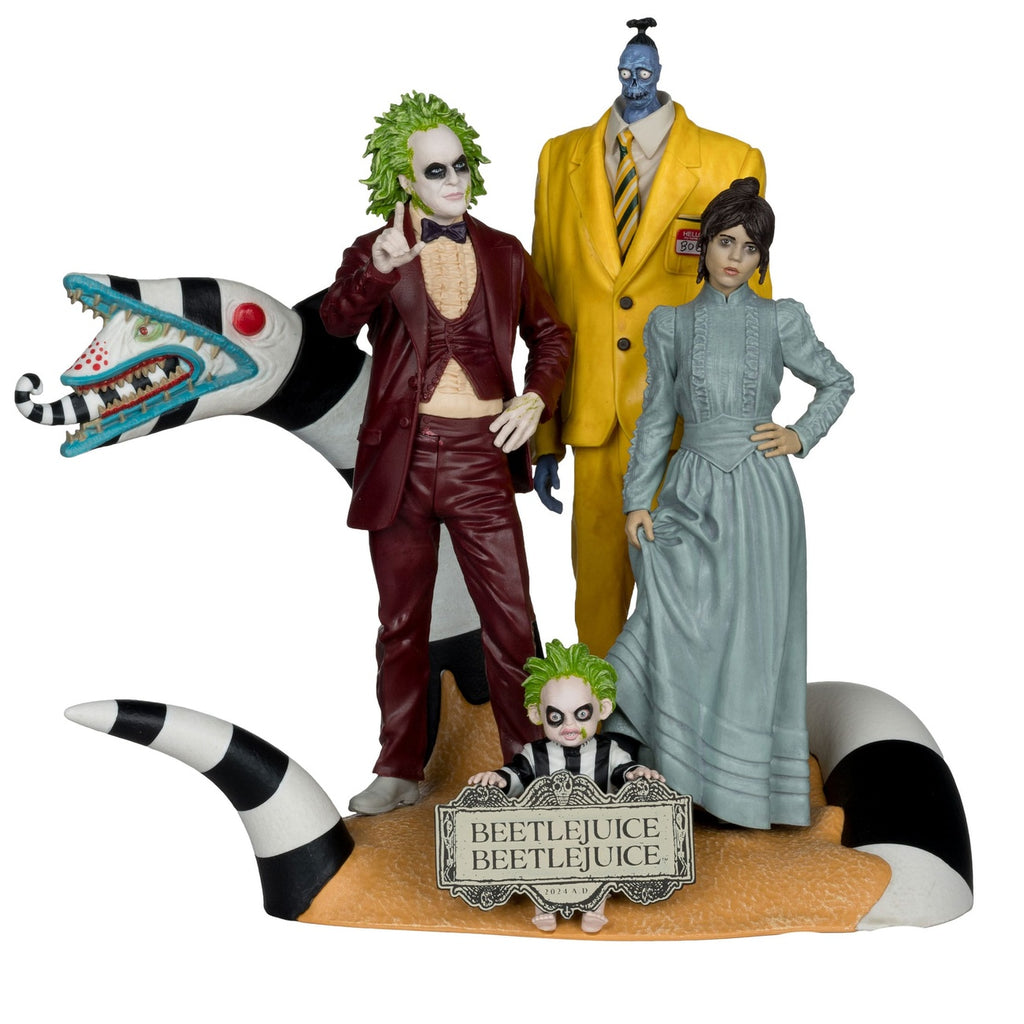 Zdjęcie produktu Beetlejuice Beetlejuice Movie Maniacs figury PVC zestaw 4 szt. 15 cm