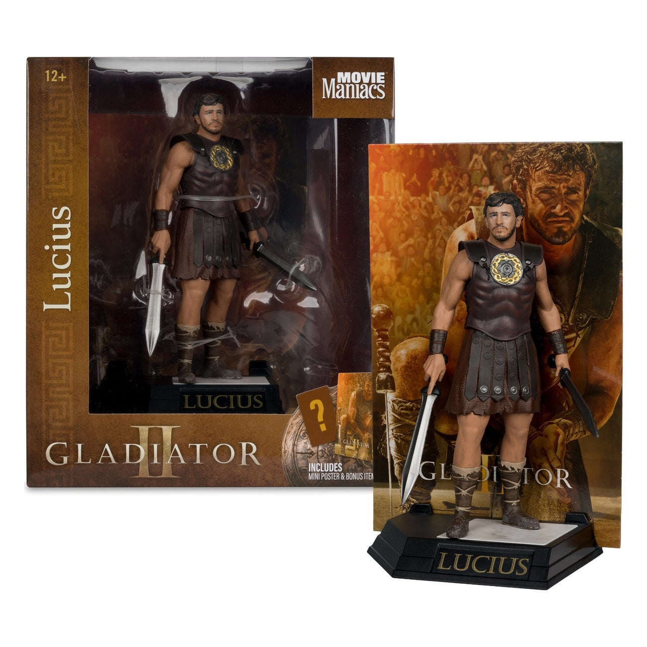 Zdjęcie produktu Gladiator II Movie Maniacs figurka akcji Lucius 16 cm
