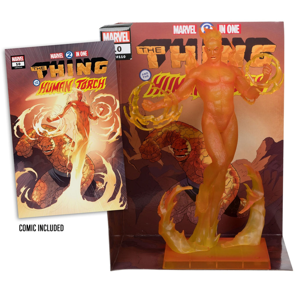 Zdjęcie produktu Marvel Collection Figurka PVC 1/6 Human Torch (Marvel 2 in 1 nr 10) 29 cm