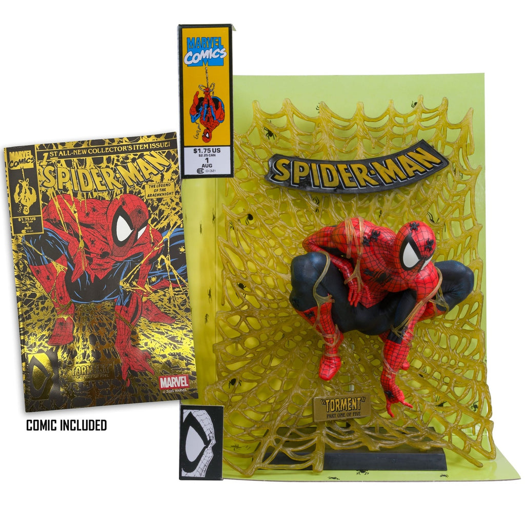 Zdjęcie produktu Marvel Collection Figurka PVC 1/6 Spider-Man (Spider-Man #1) (Gold Edition) (Gold Label) 15 cm