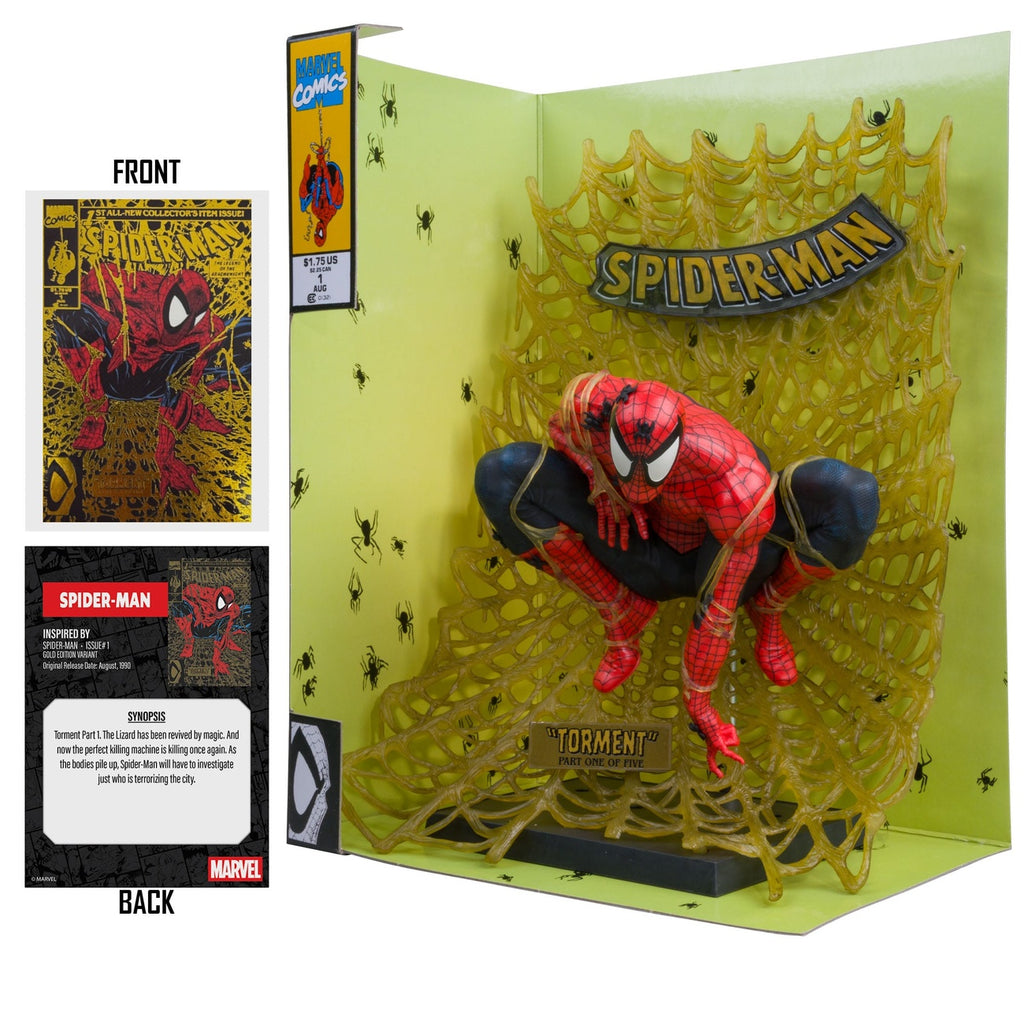 Zdjęcie produktu Marvel Collection Figurka PVC 1/6 Spider-Man (Spider-Man #1) (Gold Edition) (Gold Label) 15 cm