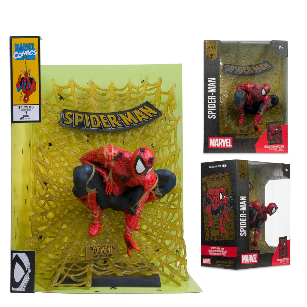Zdjęcie produktu Marvel Collection Figurka PVC 1/6 Spider-Man (Spider-Man #1) (Gold Edition) (Gold Label) 15 cm