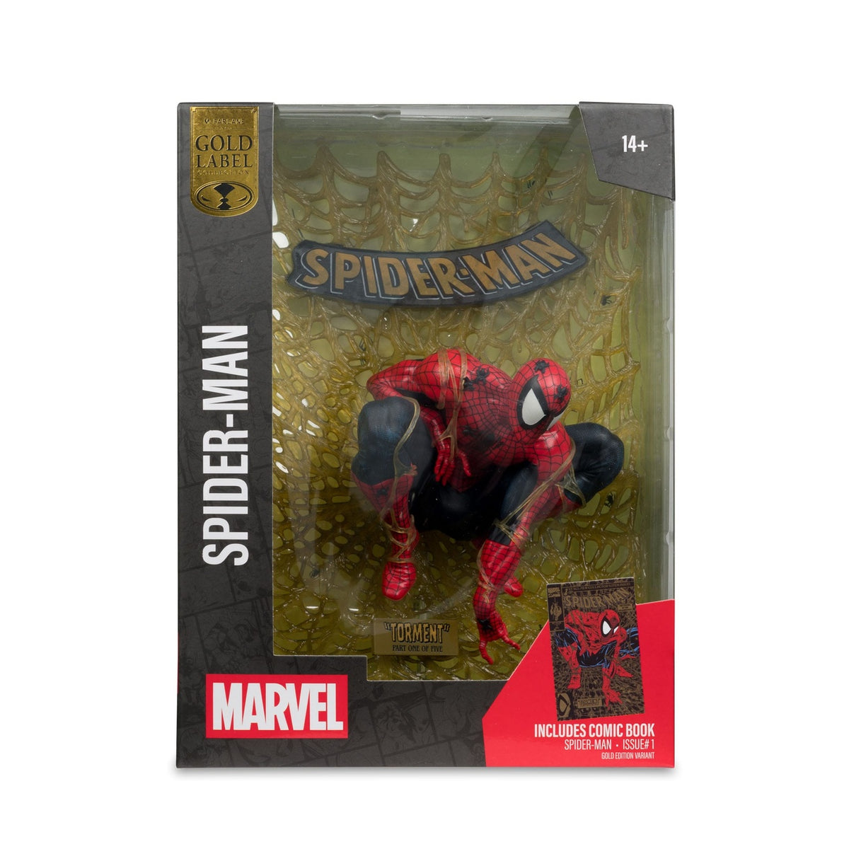 Zdjęcie produktu Marvel Collection Figurka PVC 1/6 Spider-Man (Spider-Man #1) (Gold Edition) (Gold Label) 15 cm