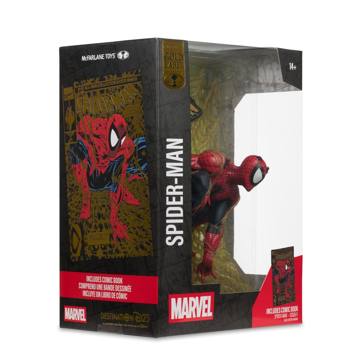 Zdjęcie produktu Marvel Collection Figurka PVC 1/6 Spider-Man (Spider-Man #1) (Gold Edition) (Gold Label) 15 cm
