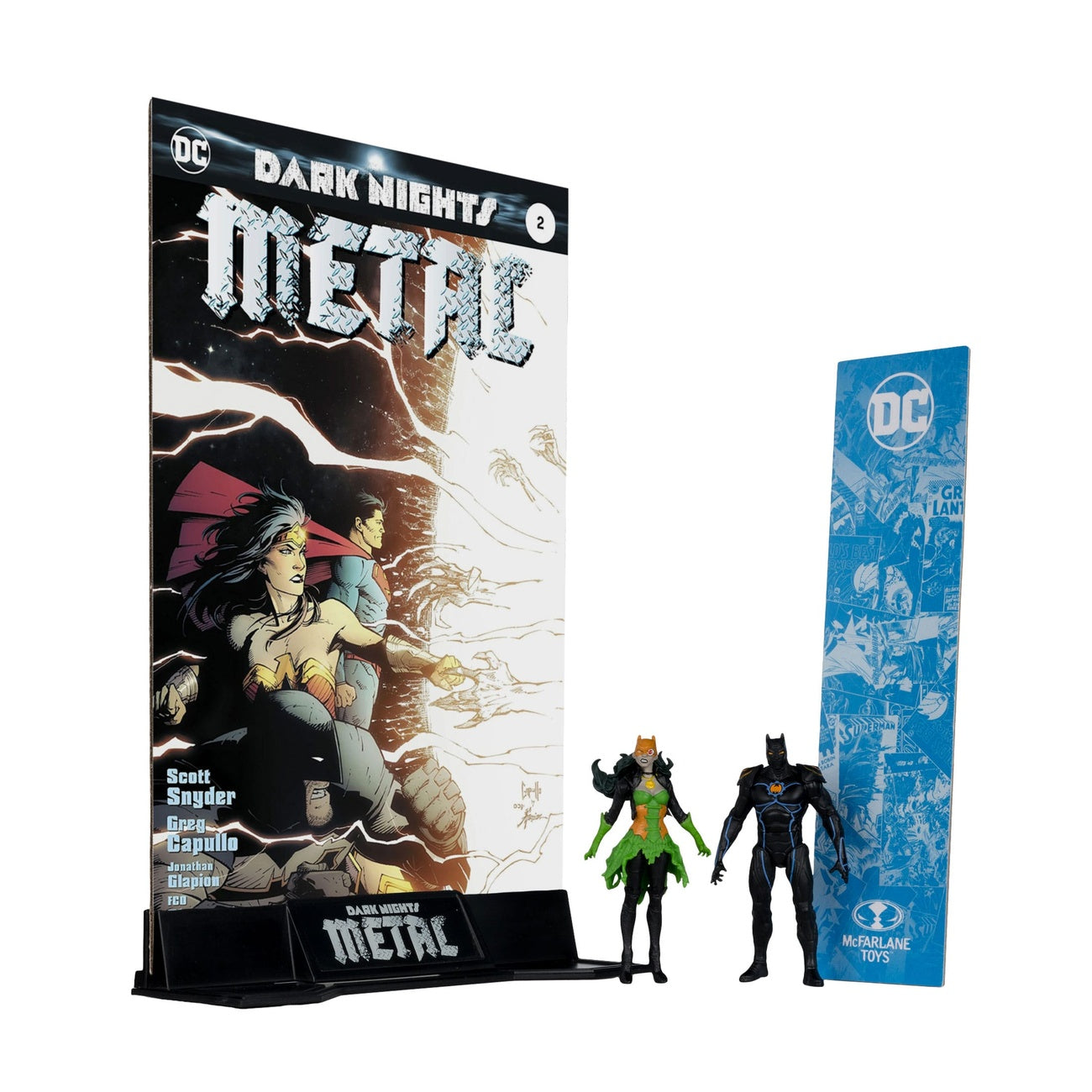 Zdjęcie produktu DC Direct Page Punchers zestaw 2 figurek akcji Batman of Earth-44 & Batman of Earth-11 (Dark Nights: Metal) 8 cm